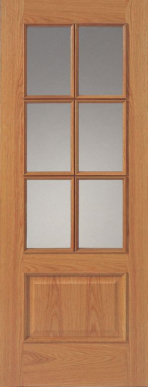 JB Kind Unfinished 12-6VM Oak Internal Door - Unfinished